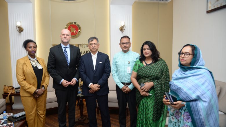 স্বরাষ্ট্রমন্ত্রীর সঙ্গে ইউএনএইচসিআর-এর কান্ট্রি রিপ্রেজেনটেটিভের সৌজন্য সাক্ষাৎ