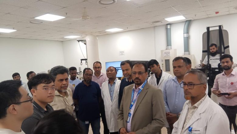 আন্তর্জাতিক প্রশিক্ষণ কার্যক্রম পরিদর্শন করলেন উপাচার্য অধ্যাপক ডা. এফ এম সিদ্দিকী