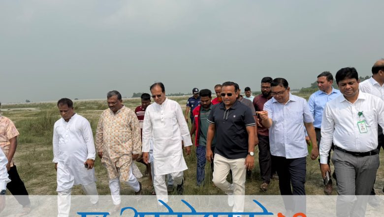 মোগলহাট স্থলবন্দর পুনরায় চালুর সম্ভাবনা যাচাইয়ে সরেজমিনে পরিদর্শন করেছেন নৌপরিবহন প্রতিমন্ত্রী